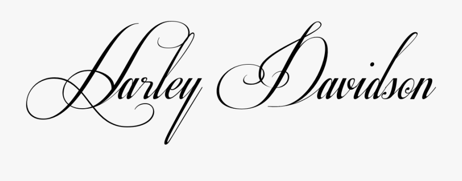 Harley Fonts, Transparent Clipart