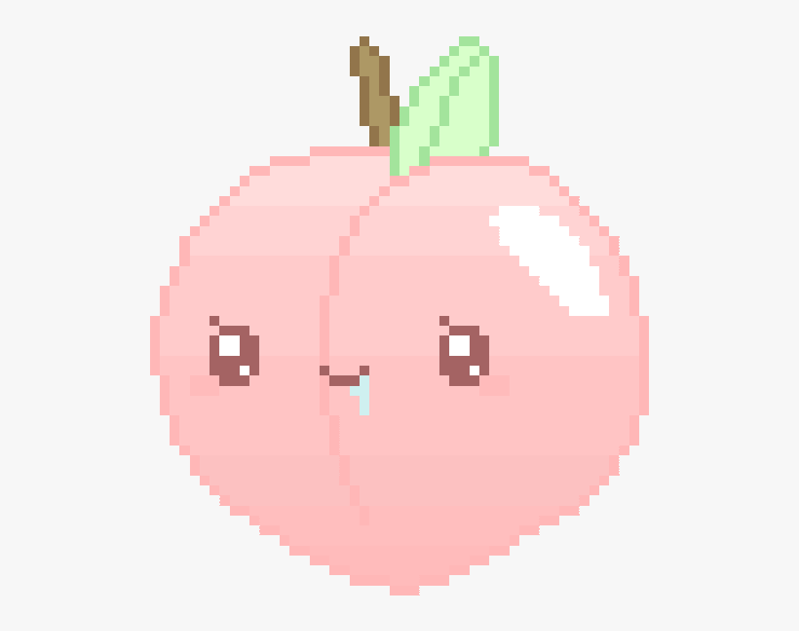 #pixel #peach #drool #cute - 8 Bit Captain America Shield, Transparent Clipart