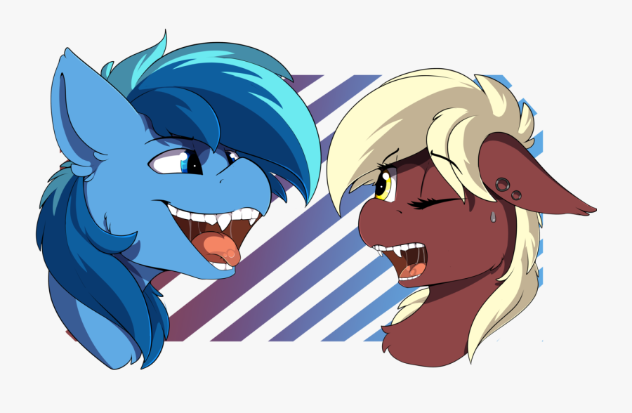 Beardie, Drool, Fangs, Mawshot, Oc, Oc Only, Oc - Cartoon, Transparent Clipart