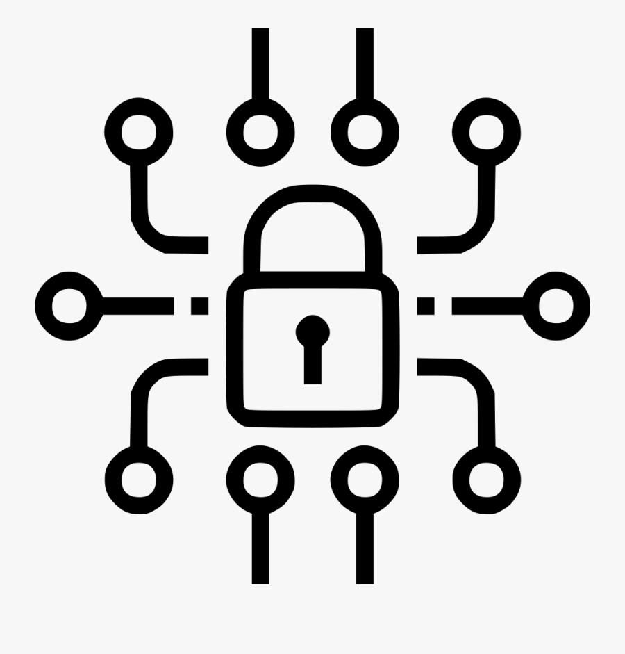 Free Cyber Security Icon, Transparent Clipart