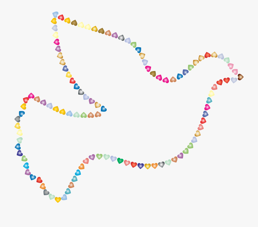 Prismatic Peace Dove Love 2 Clip Arts - Peace Dove Love, Transparent Clipart