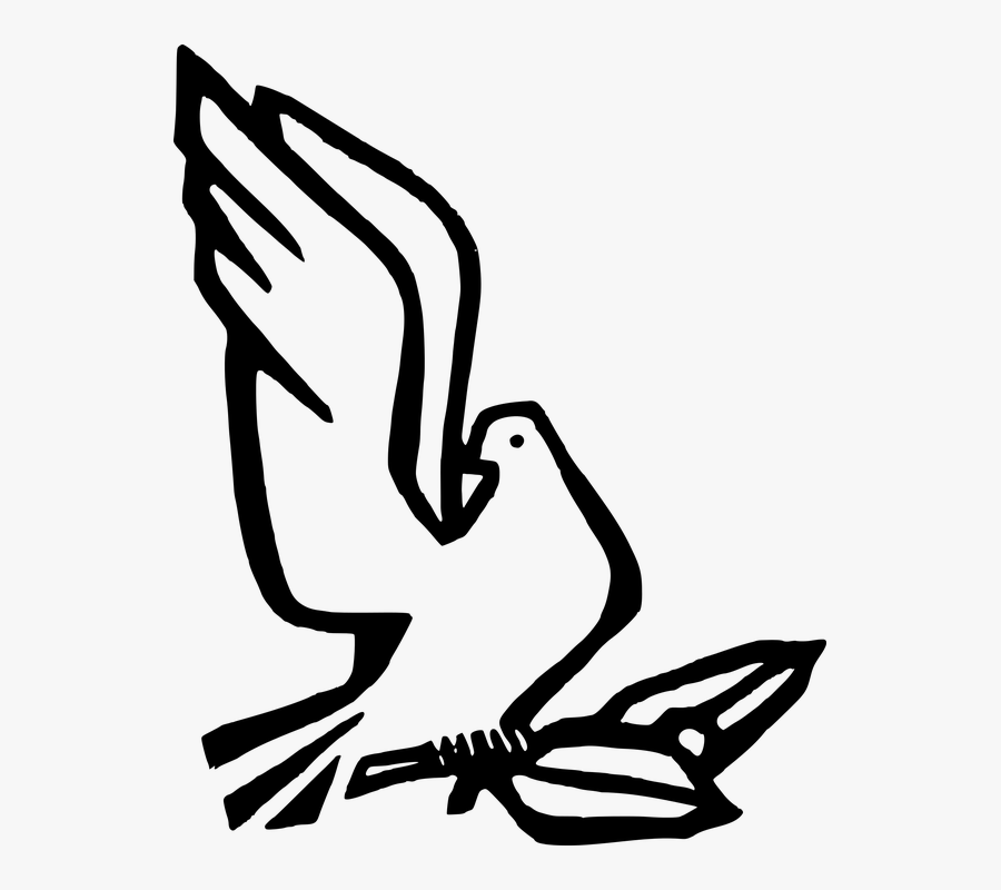 Dove, Peace, Socialism - Flower Simple Designs For Project, Transparent Clipart