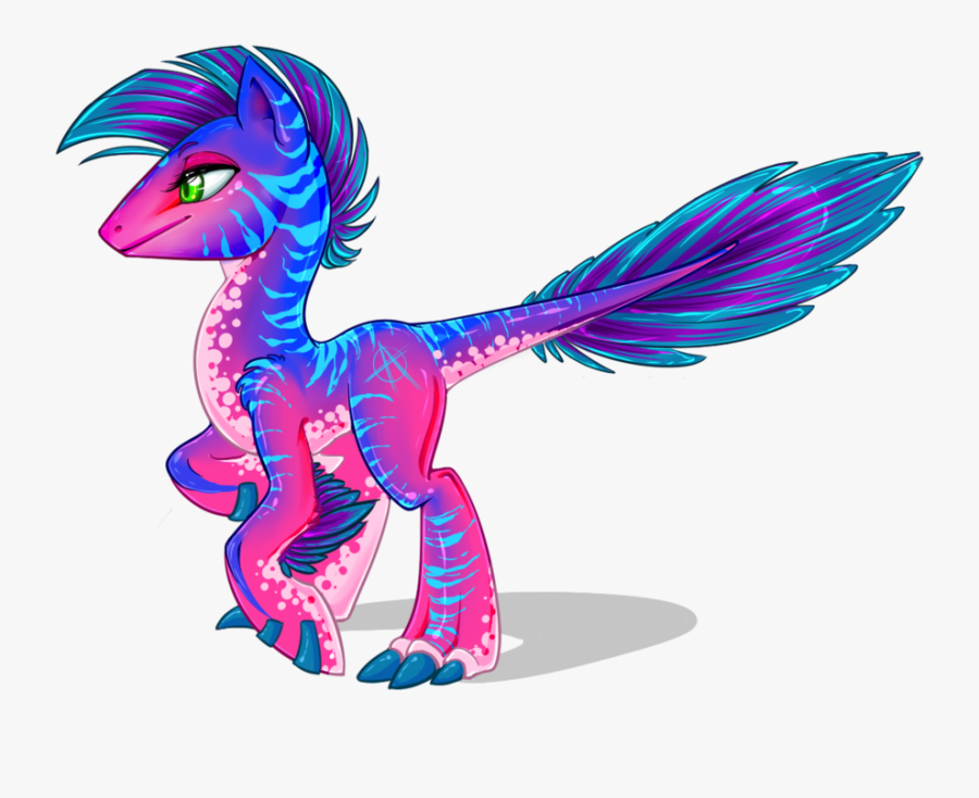 Parka-posy, Cross Species, Oc, Oc Only, Poniraptor, - My Little Pony Raptors, Transparent Clipart