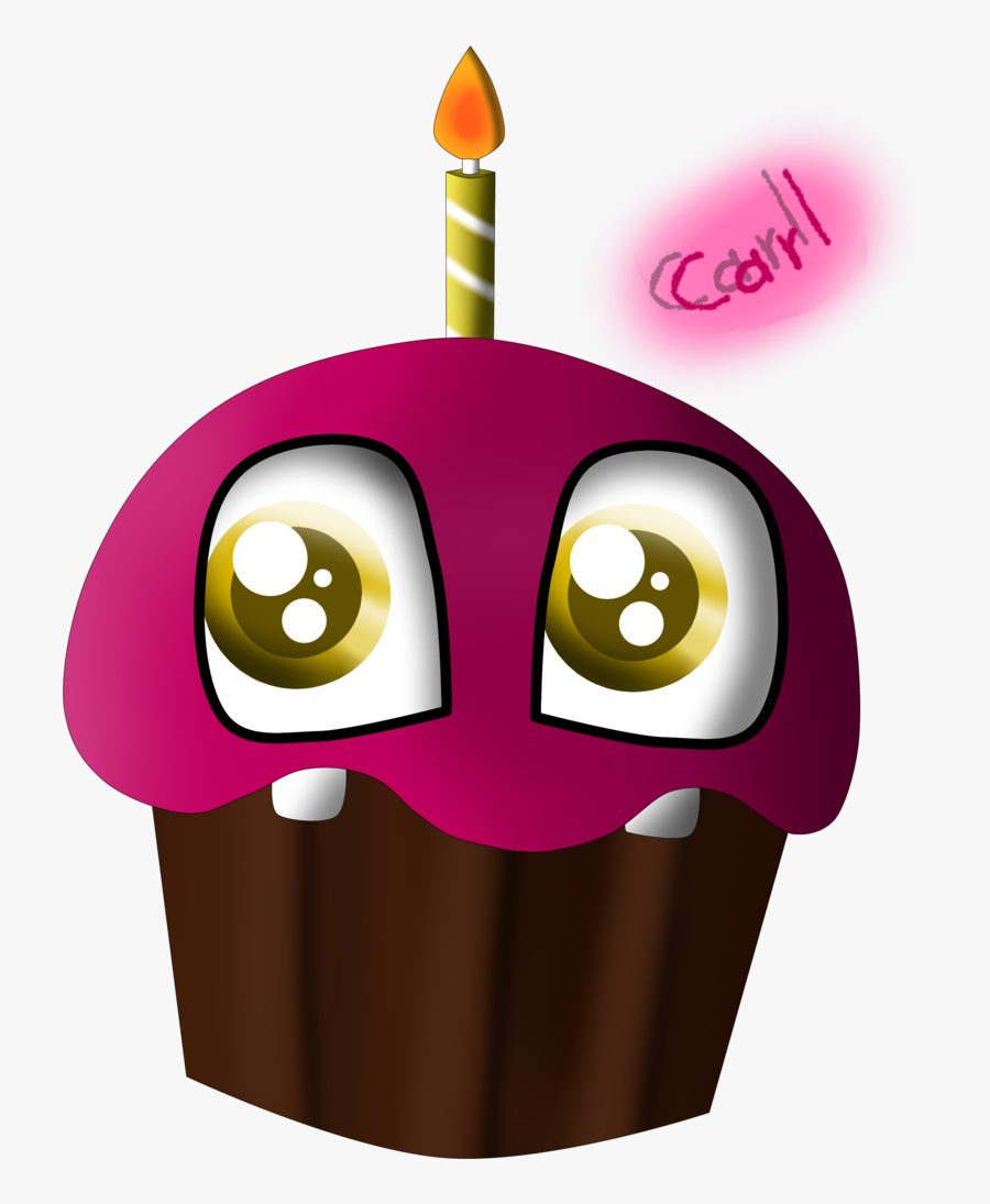 Carl - Species - Animatronic Cupcake - Birthday - Carl The Cupcake Fanart, Transparent Clipart