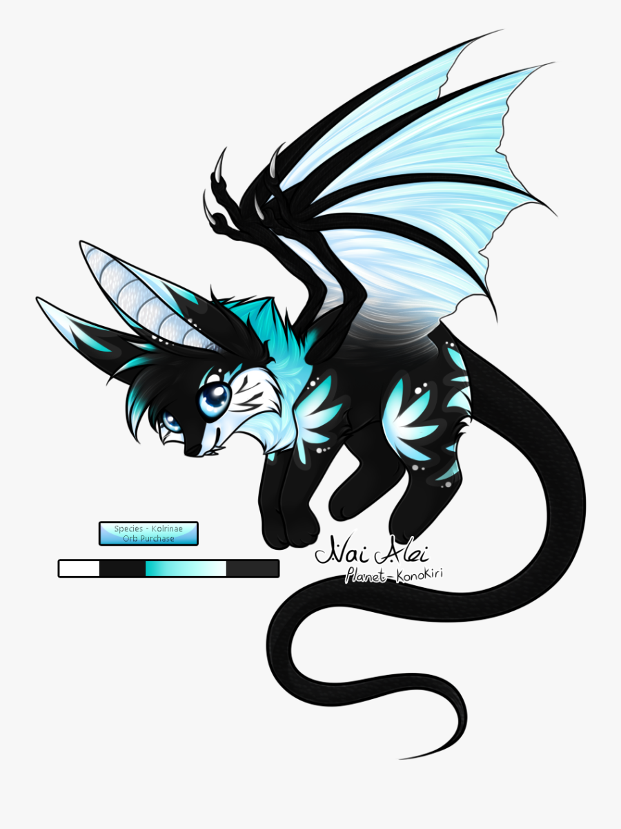 Small Anime Animals With Wings Easy - Deviantart Cute Mythical Creatures Drawings, Transparent Clipart