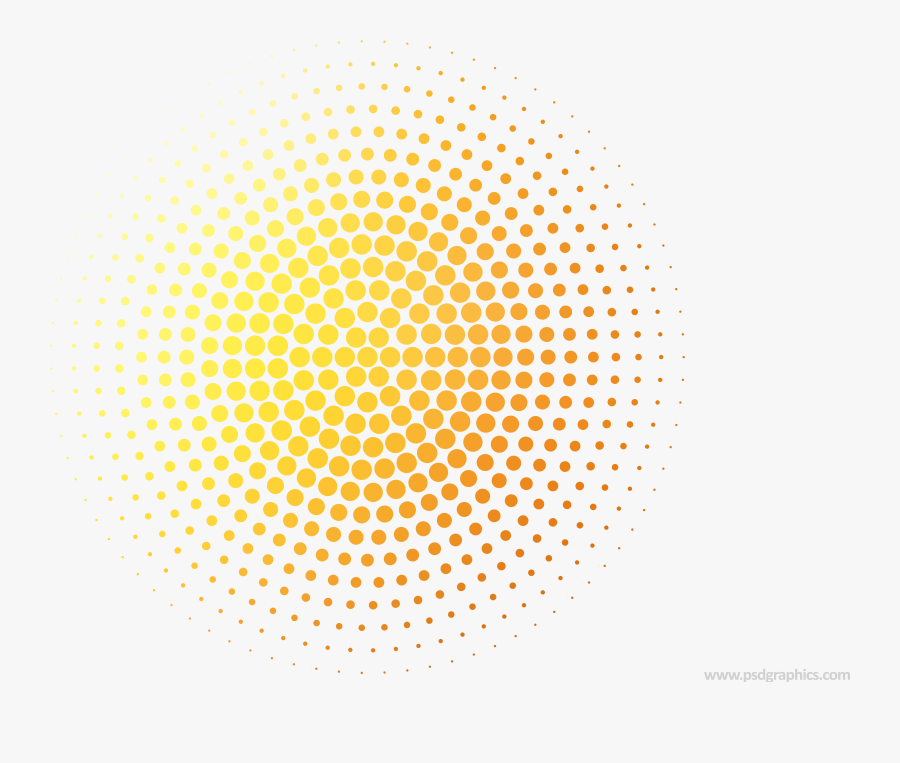 Clip Art Dotted Circle Vector - Circular Paving Pattern Design, Transparent Clipart