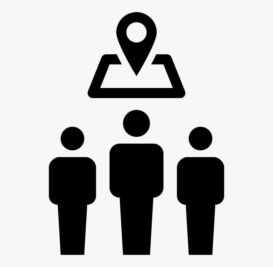 Silhouette,text,symbol - Community Mapping Icon, Transparent Clipart