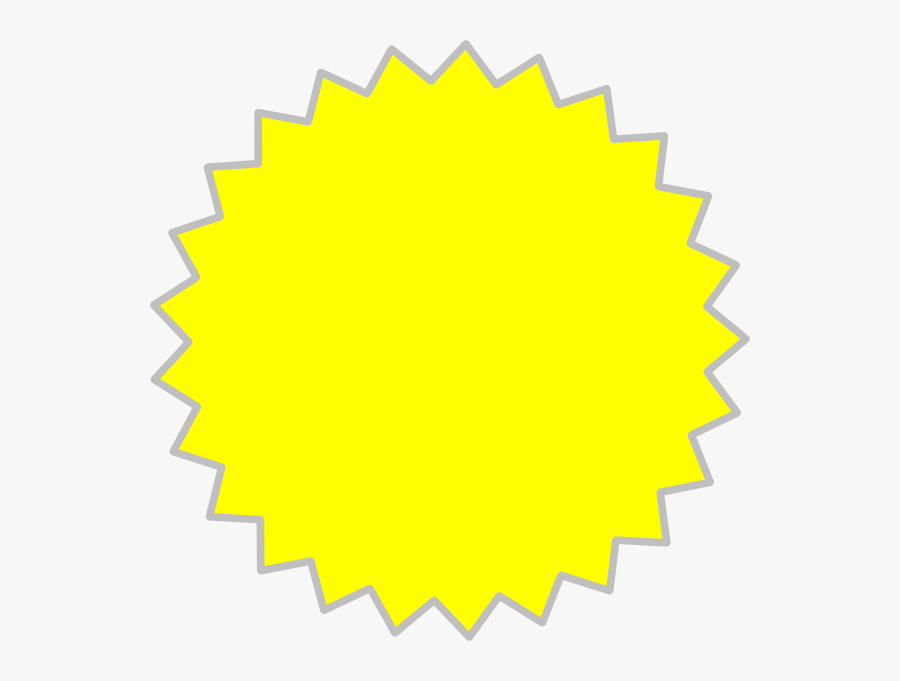 Yellow Burst Clip Art - Reading Rush Badges, Transparent Clipart