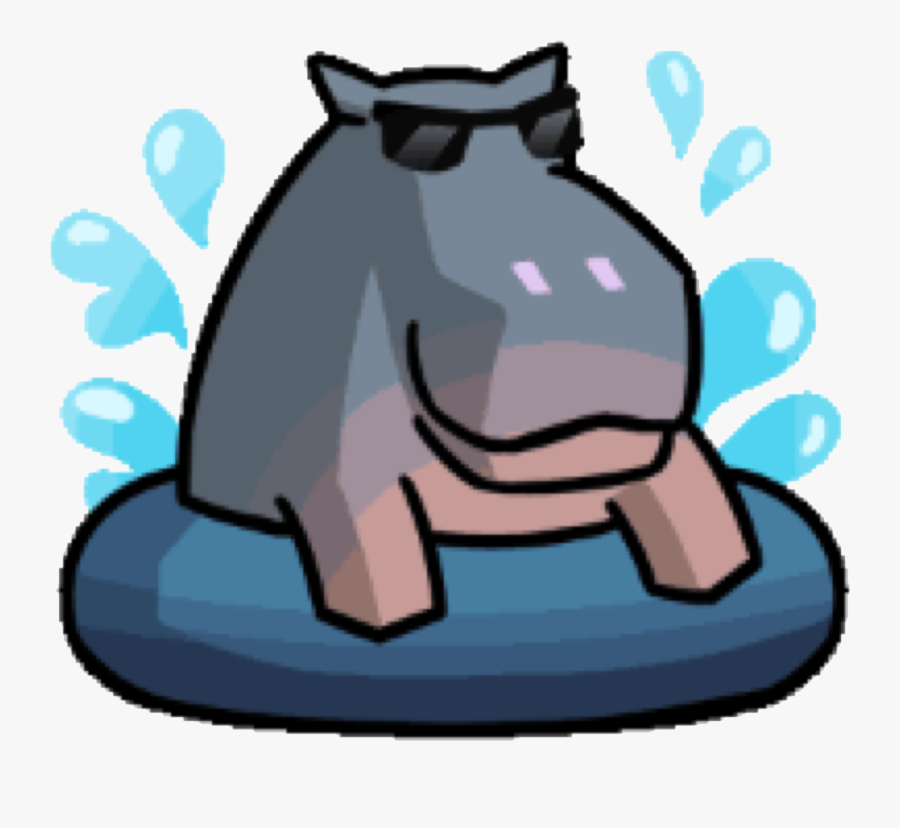 Hippopotamus Clipart Endangered Animal - Rodeo Stampede Animales Png, Transparent Clipart
