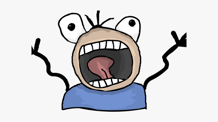 Panic Cartoon Png, Transparent Clipart