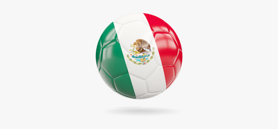 Mexico Soccer Ball Png - Mexico Flag Soccer Ball, Transparent Clipart