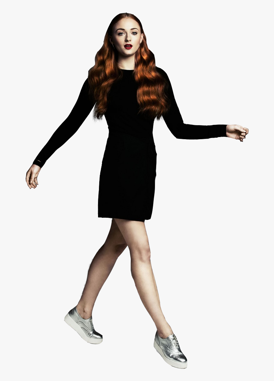 Sophie Turner Png Pic - Jean Grey Boots Sophie Turner, Transparent Clipart