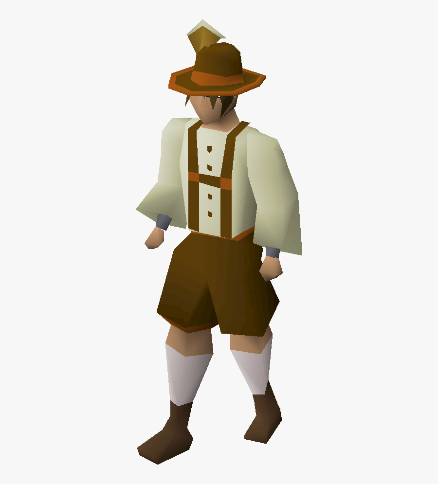 Outfit Old School Runescape - Runescape Lederhosen, Transparent Clipart