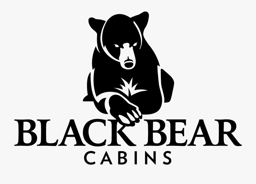 Cabin Png - Black Bear Cabins Logo, Transparent Clipart