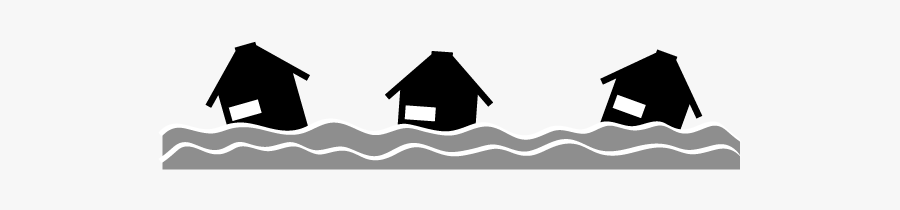 Flood Pictogram, Transparent Clipart