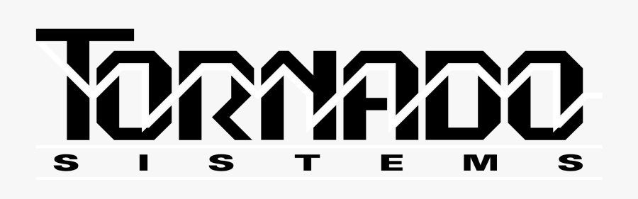 Tornado Sistems Logo Black And White - Tornado, Transparent Clipart