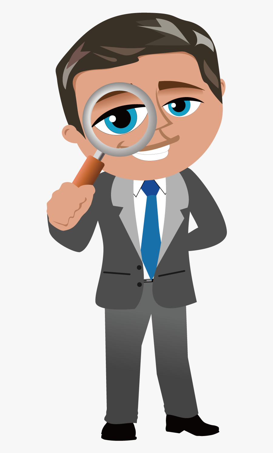 Transparent Shrugging Clipart - Manager Cartoon, Transparent Clipart