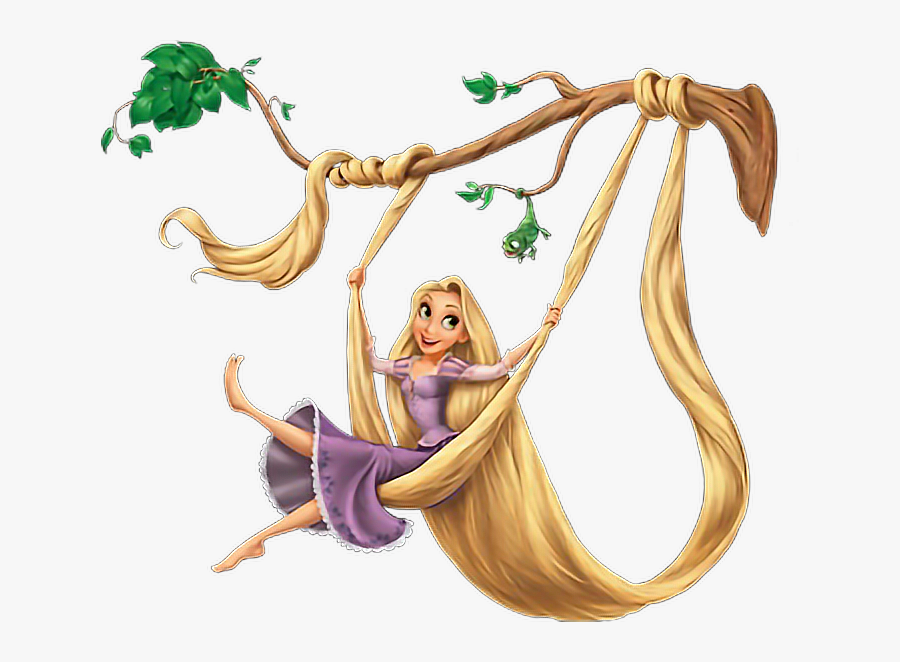 Swing Clipart Beautiful Princess - Rapunzel Png, Transparent Clipart