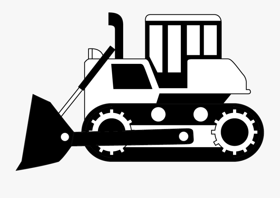 Jeep Clipart Rock Crawler - Construction Vehicles Clipart Black And White, Transparent Clipart
