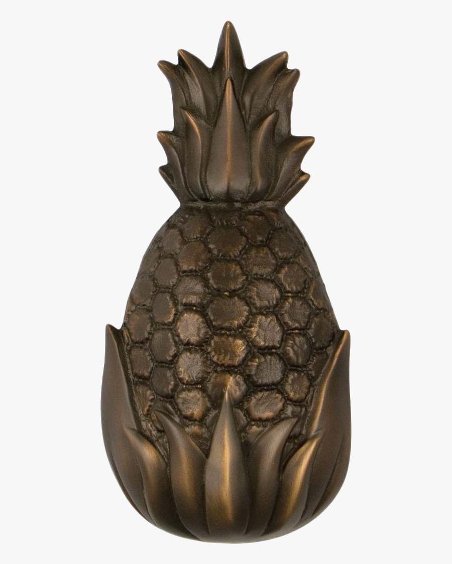 Clip Art Bronze Pineapple - Door Knocker, Transparent Clipart