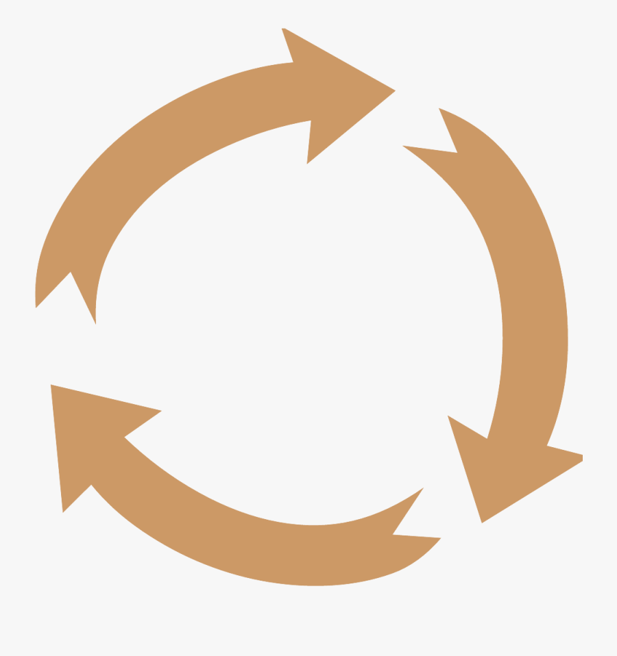 Circle Rustic Arrow, Transparent Clipart