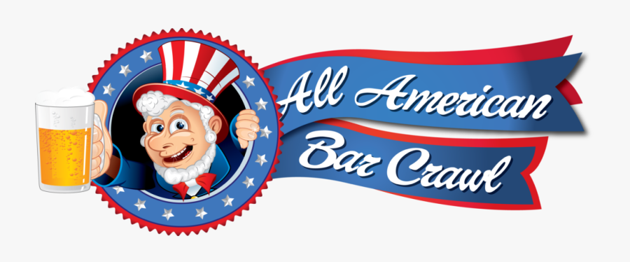 Transparent Crawl Clipart - All American Bar Crawl 2019, Transparent Clipart