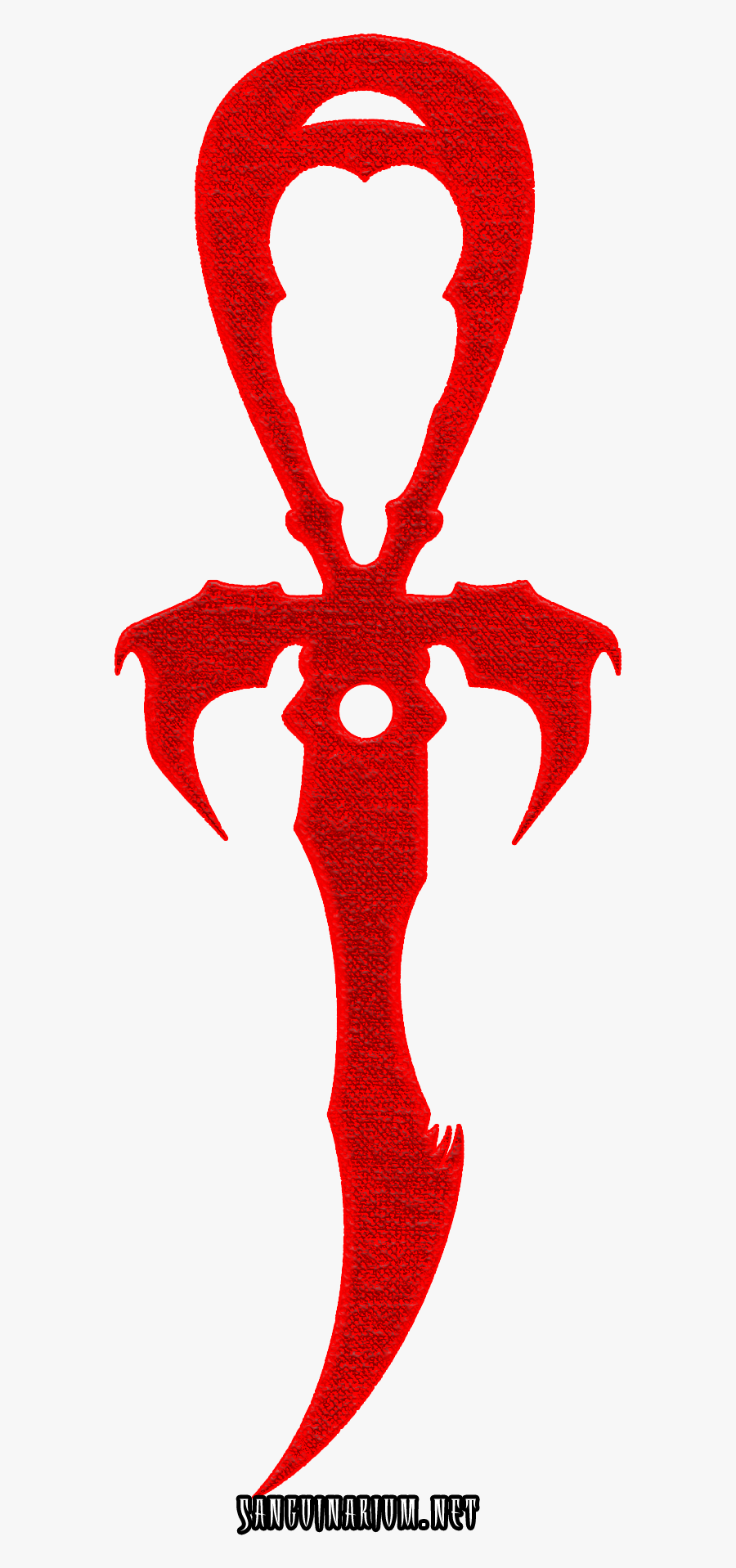 The Red Legacy Ankh, The Symbol Of The Vampire World - Weapon, Transparent Clipart