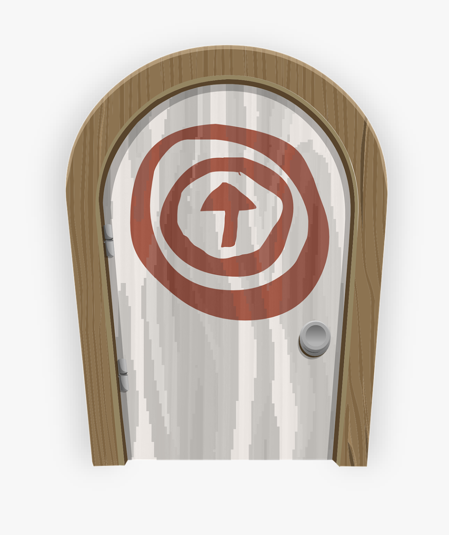 Transparent Rustic Arrow Png - Door, Transparent Clipart