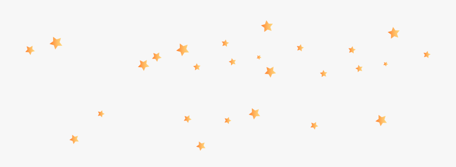 Star Background Png - Orange Stars Transparent Background, Transparent Clipart