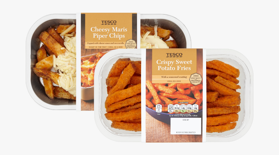 Chip Drawing Sweet Potato Fry - Tesco Cheesy Chips, Transparent Clipart