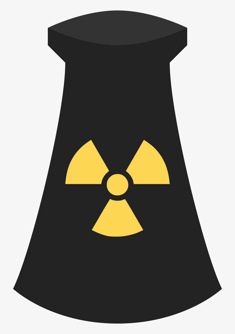 Nuclear Power Plant Icon Symbol - Nuclear Power Plant Png, Transparent Clipart