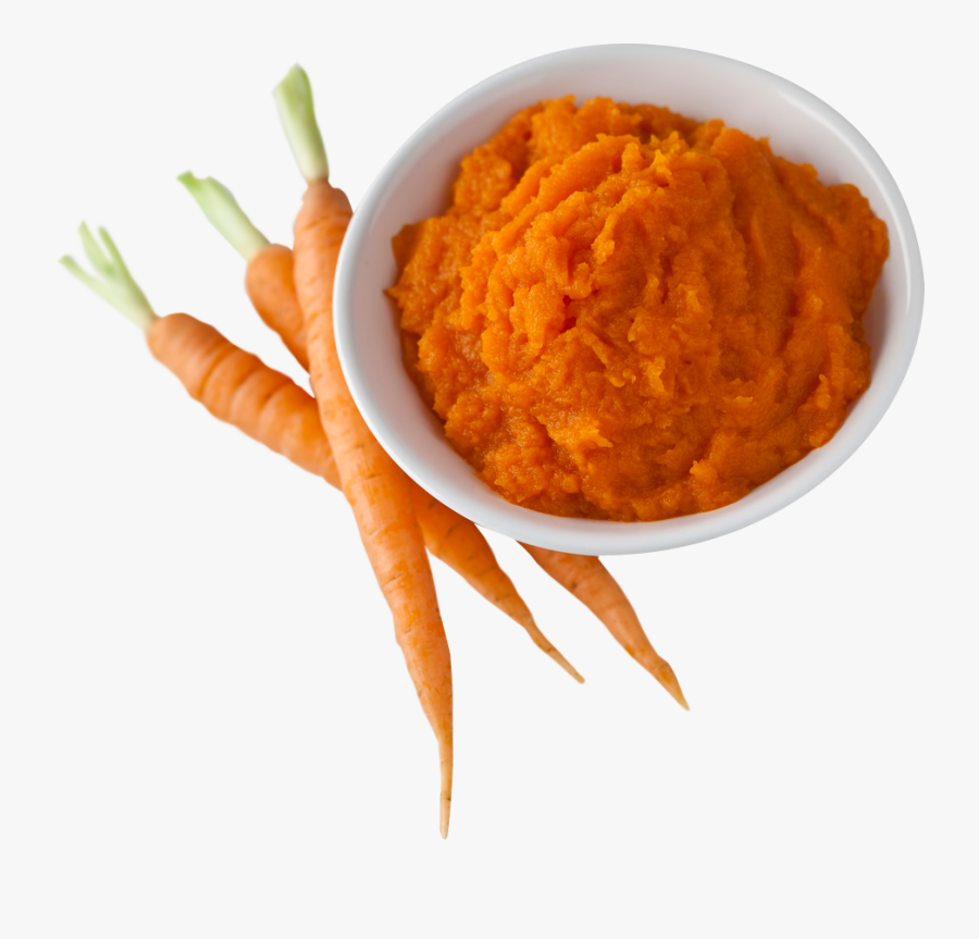 Pureed Carrots, Transparent Clipart