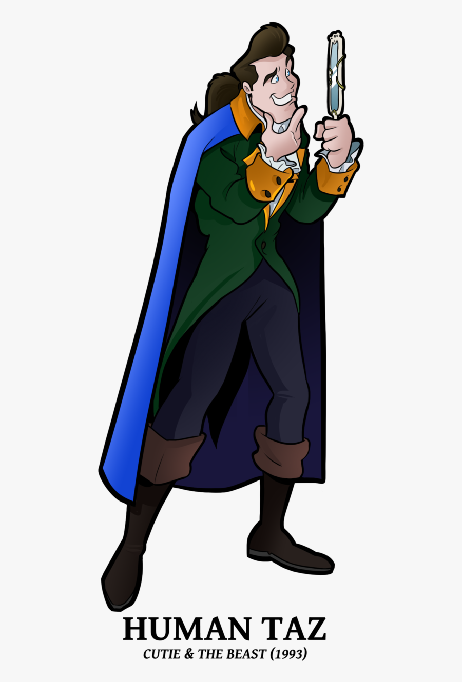 Human Taz By Boscoloandrea - Animaniacs Taz, Transparent Clipart