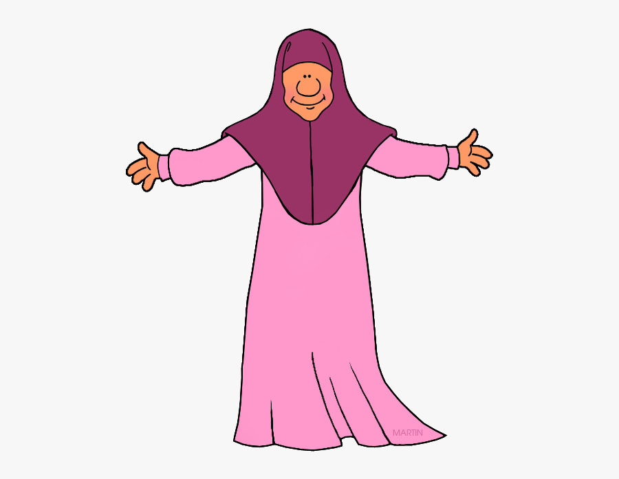 Javanese Moslem Woman, Transparent Clipart