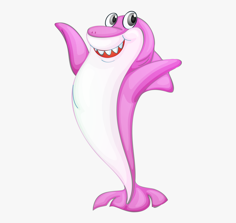 Фото, Автор Soloveika На Яндекс - Pink Shark Cartoon, Transparent Clipart