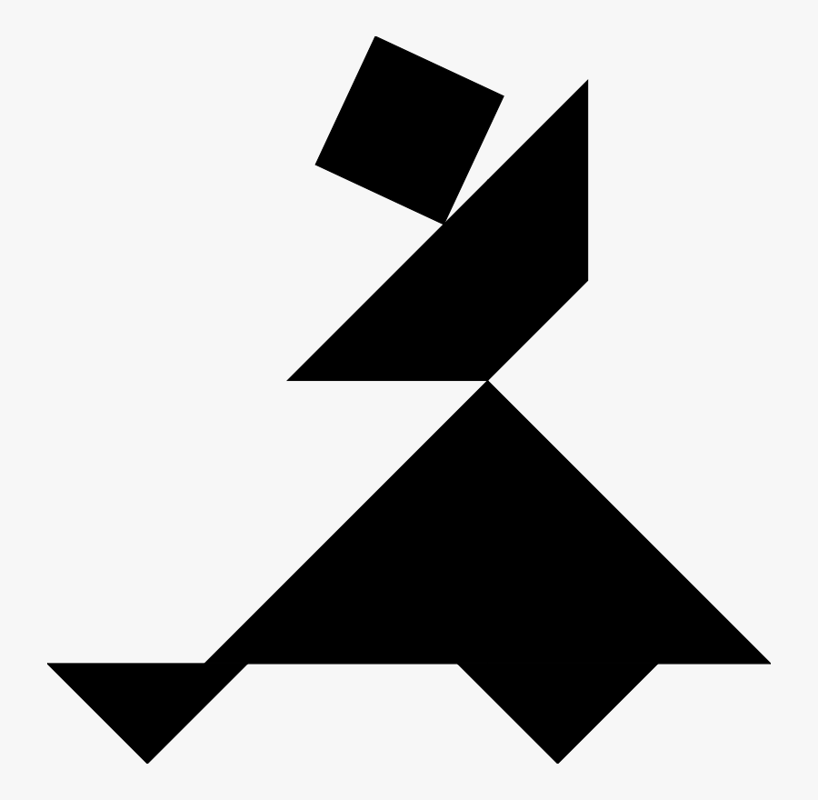 Tangram - Make A Tangram Ninja, Transparent Clipart