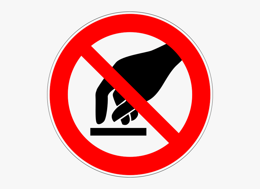 574px D P008 Beruehren Verboten - Do Not Touch Air Conditioner, Transparent Clipart