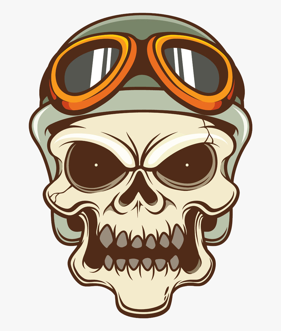 Helmet Clip Art Cranial - Cartoon Motorcycle Helmet, Transparent Clipart
