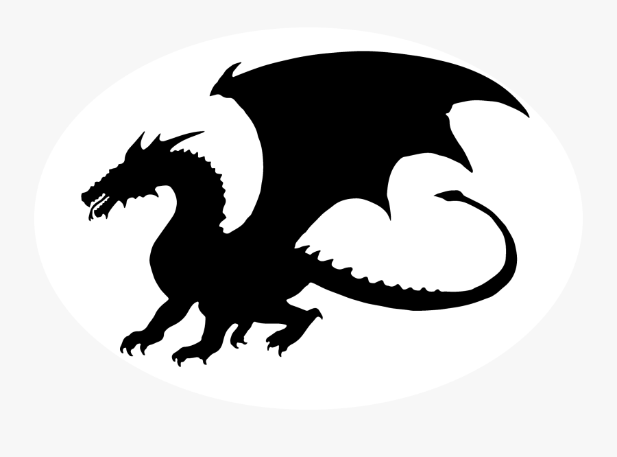 Dragon Silhouette Free At Getdrawings - Siluetas De Dragones, Transparent Clipart