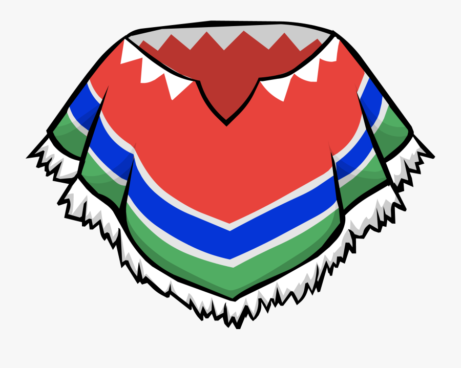 Club Penguin Rewritten Wiki - Poncho Clipart, Transparent Clipart