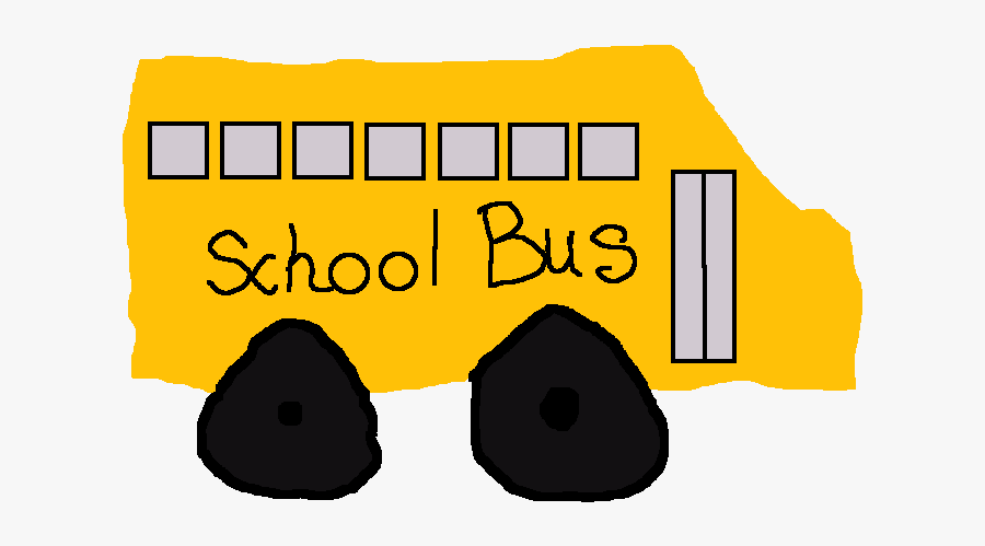 School Bus, Transparent Clipart