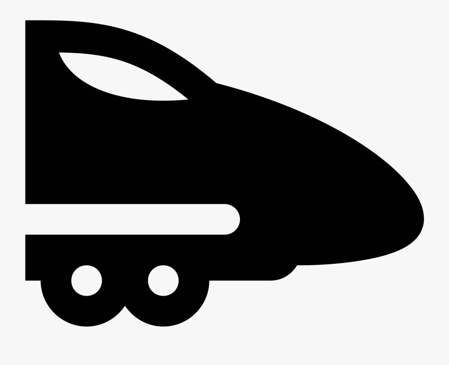 Japanese Bullet Train Icon - Airplane, Transparent Clipart