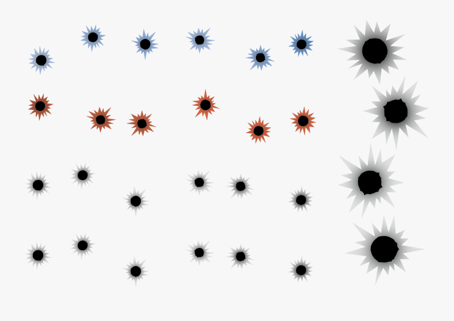 Euclidean Vector Computer File - ภาพ การ์ตูน รอย กระสุนปืน, Transparent Clipart
