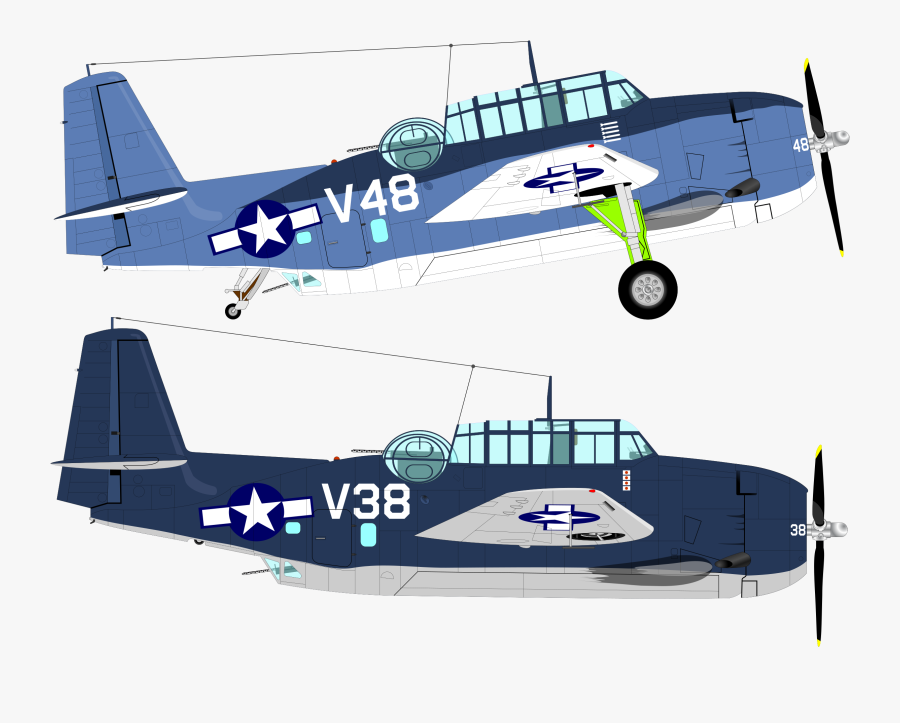 Navy Airplane Cliparts - Airplane, Transparent Clipart