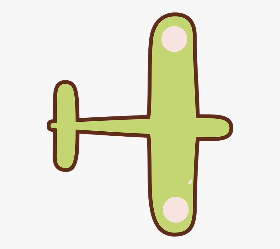 Airplane, Green, Transportation, Plane, Vehicle - Airplane T Clipart, Transparent Clipart