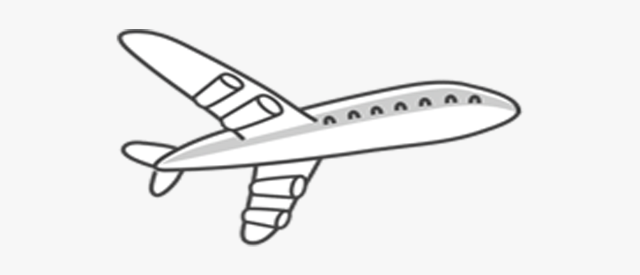 Cartoon Plane Transparent Background, Transparent Clipart