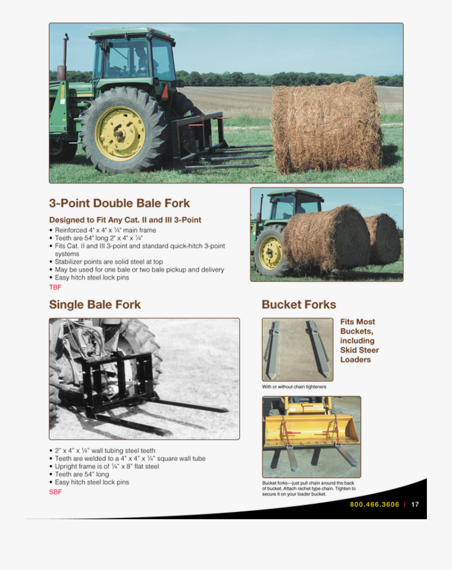 Transparent Hay Bales Png - Tractor, Transparent Clipart