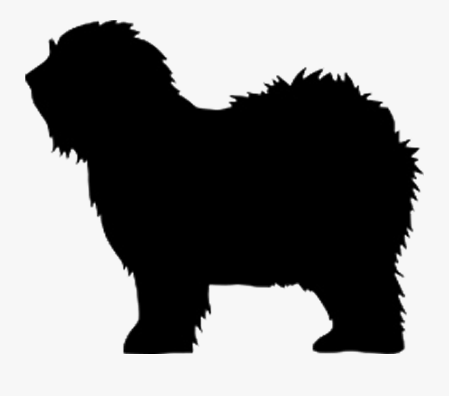 7al Old English Sheepdog Silhouette Arc Umbrella That - Old English Sheepdog Silhouette, Transparent Clipart