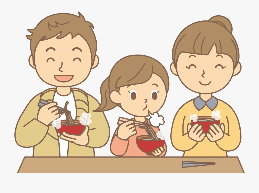 Eating With Family Animation, Transparent Clipart
