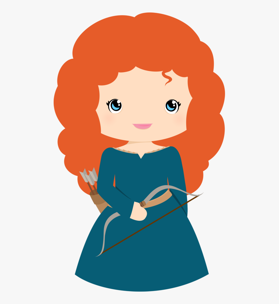 Supergirl Clipart Brave Child - Baby Merida Clipart, Transparent Clipart